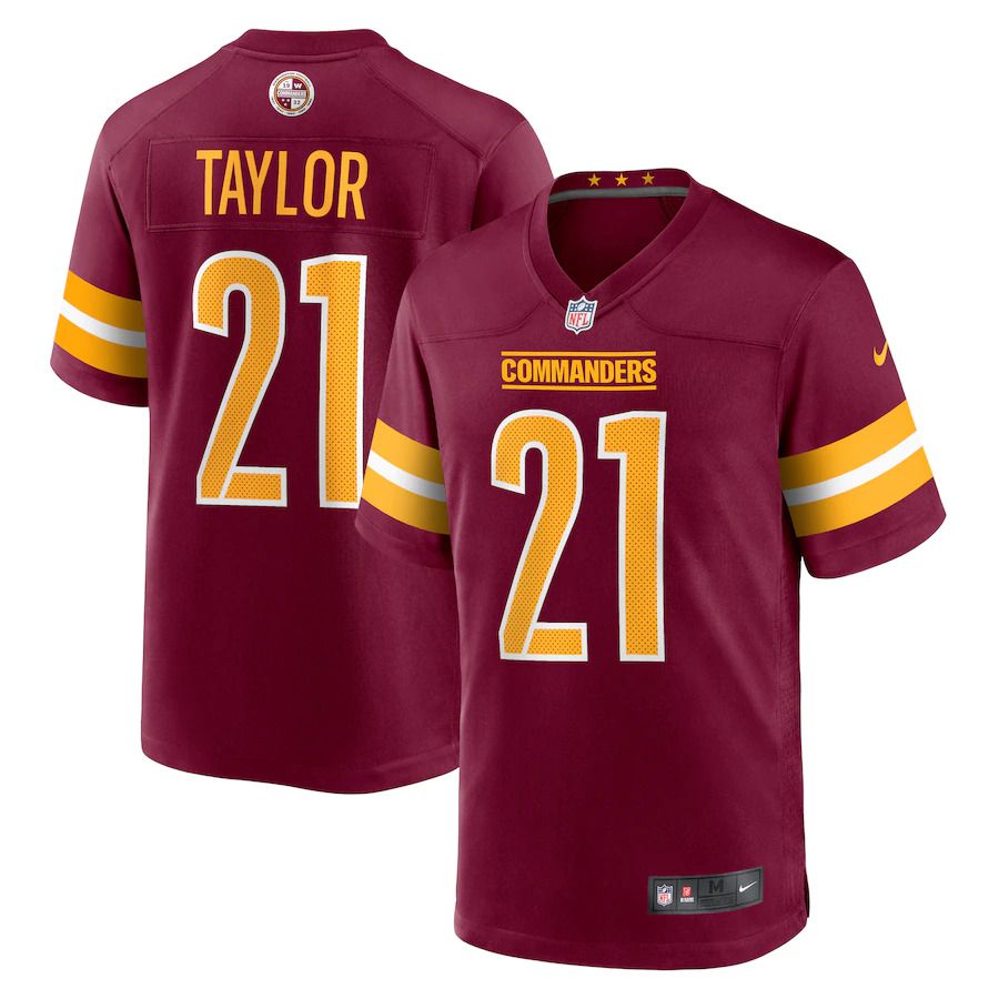 Men Washington Commanders #21 Sean Taylor Nike Burgundy Retired Player Game NFL Jersey->washington redskins->NFL Jersey